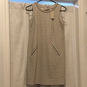 Brand new LOFT black and white work dress-XXSP
